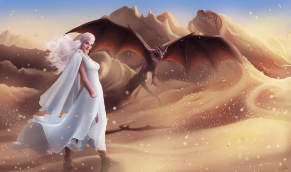 Mother Of Dragons Art 4k