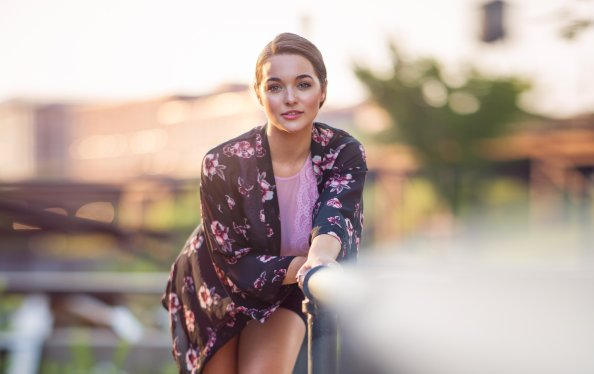 Natural Beauty Girl Outdoors