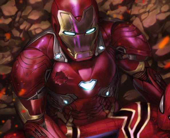 Spiderman Died In Iron Man Arms Artwork