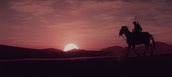 Assassins Creed Origins Sunset Time 4k