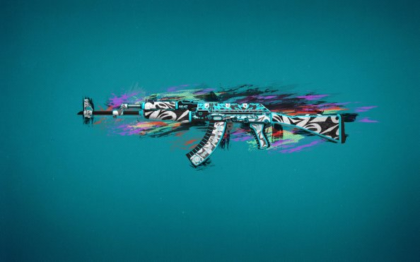 Ak47 Colorful Art