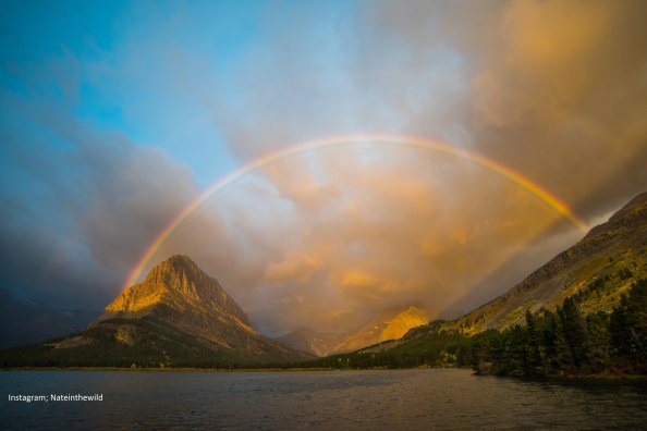 Sunrise At Glacier National Park