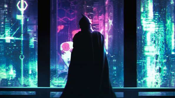 Batman Cyber Night City 4k