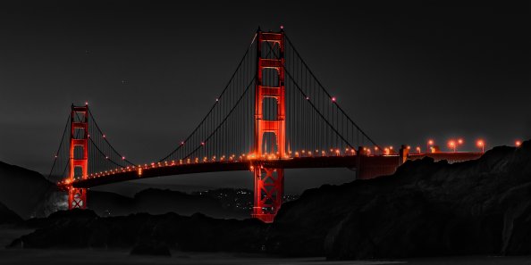 Golden Gate Bridge San Francisco Night