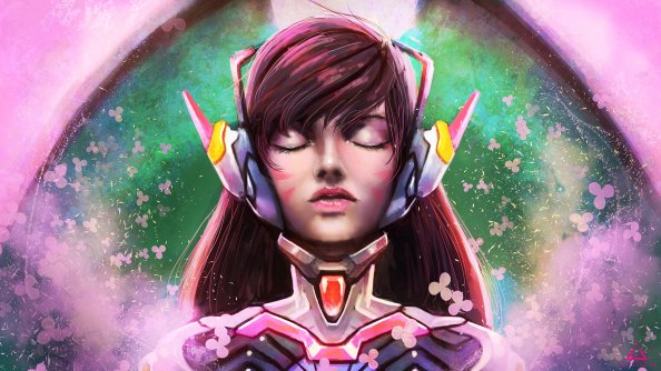 Dva Overwatch Artwork 4k