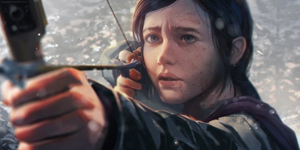 Ellie The Last Of Us Game Character Artwork