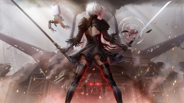 2B NieR Automata Art