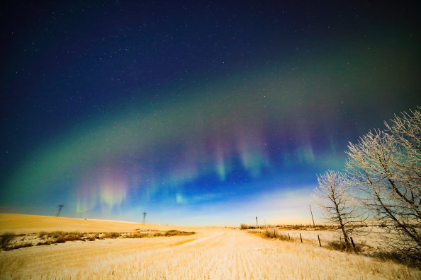 Alberta Farm Night Sky
