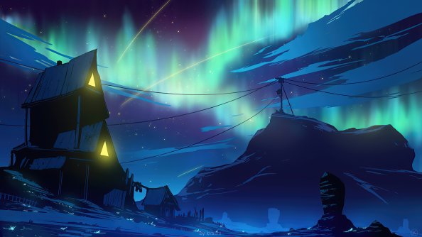 Life Cottage Aurora Northern Lights