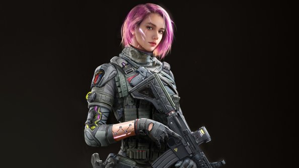 Special Forces Scifi Girl 5k