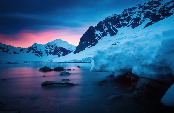 Sunset At Ronge Island