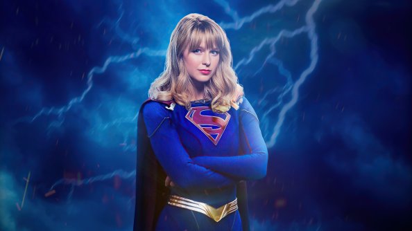 Supergirl Warrior Girl 4k