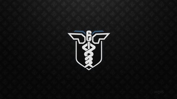 Rainbow Six Siege Minimalist Logo 4k