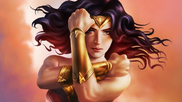 Wonder Woman DC Comic Art