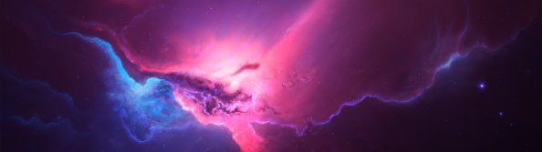 Pink Red Nebula Space Cosmos 4k