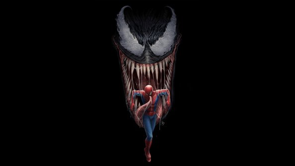 Spiderman And Venom Artwork