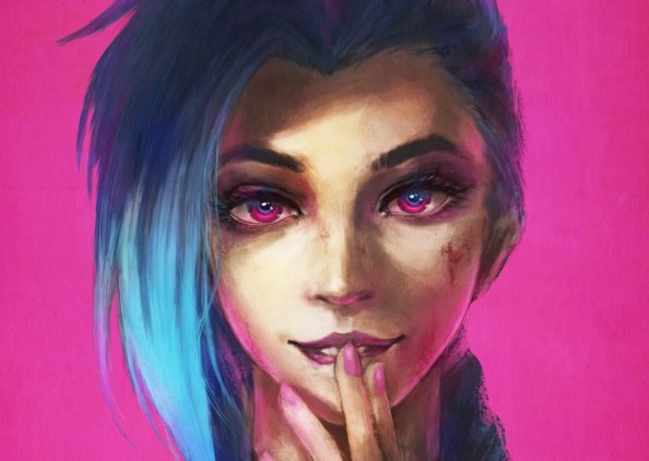 Jinx League Of Legends Painting