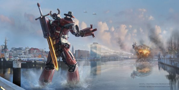 Pacific Rim Chaplain Artwork 4k