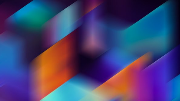 Abstract Ribbons Digital Art 4k