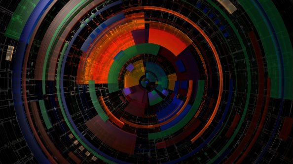 Colorful Lines Symmetry