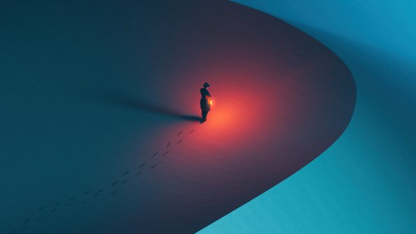 Night Walk Minimal 4k