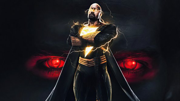 Black Adam V Superman 4k