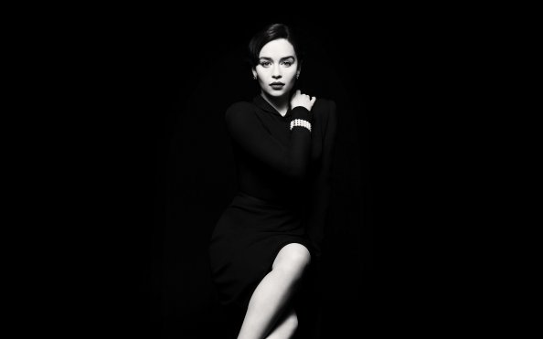 Emilia Clarke Monochrome