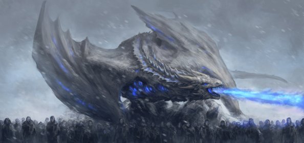 White Walkers Dragon Game Of Thrones