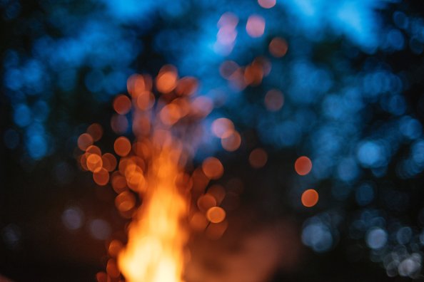 Fire Bokeh 5k