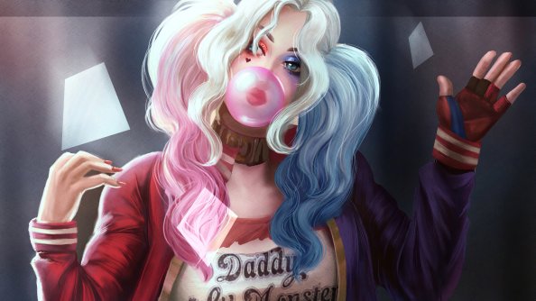 Harley Quinn Bubble Gum