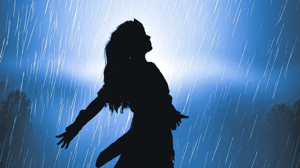 Horizon Zero Dawn Under The Blue Light 4k