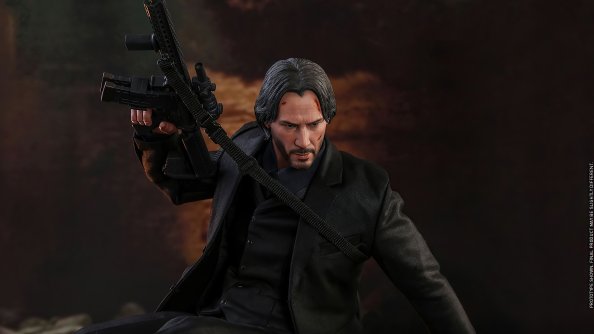 John Wick Gun Up