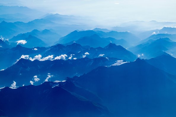 Aerial Photography Of Mountains