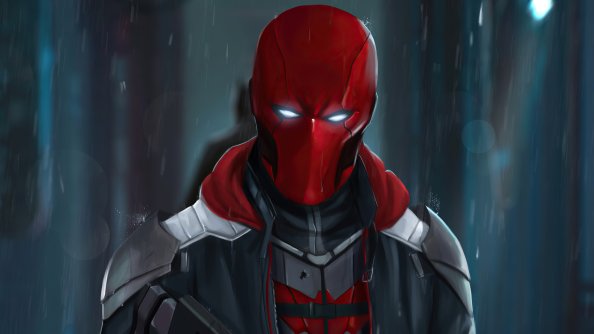 Red Hood Mask 2020 4k
