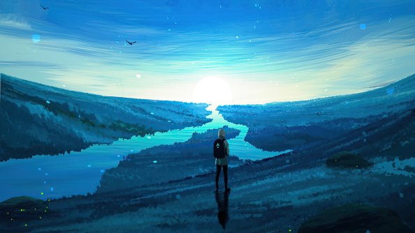 Travelling Across The River 4k