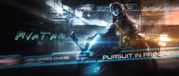 Scifi Avatar Girl 4k