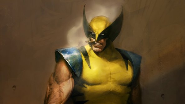 Wolverine Smoking Art