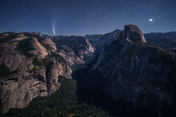 Yosemite Valley Under Moonlight 5k