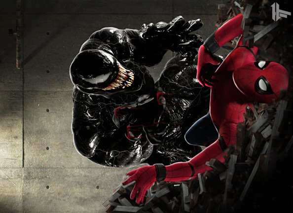 Spiderman Vs Venom Art