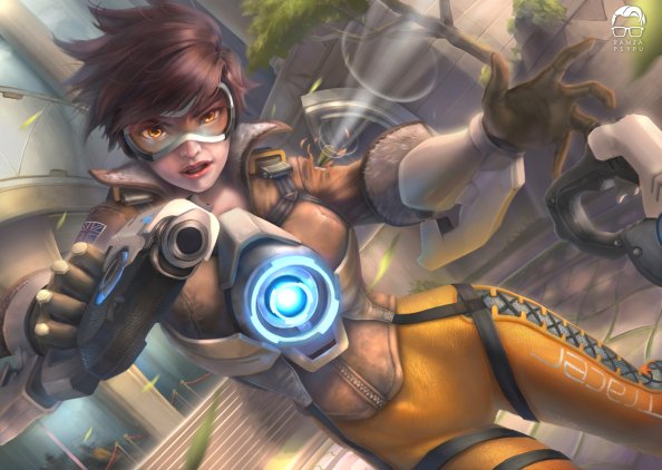 Tracer Ovewatch Artwork 5k