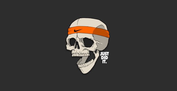 Skull Just Did It Minimalism