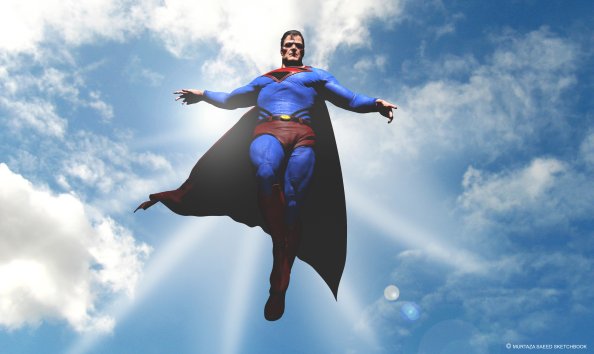 Superman 5k Art