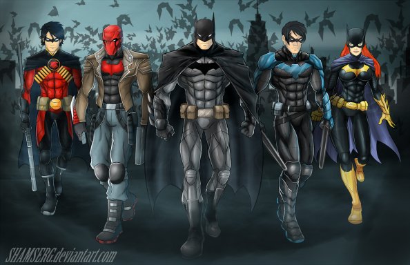 Bat Family 4k