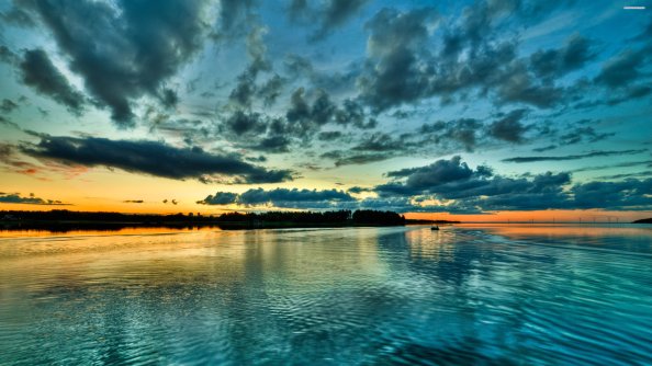Perfect Blue Sunset