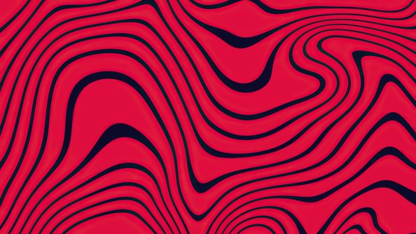 Red Color Lines Background 4k