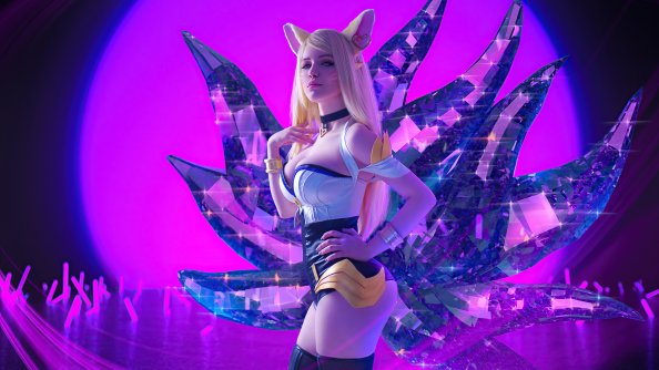 Ahri Kda Girl Cosplay 5k