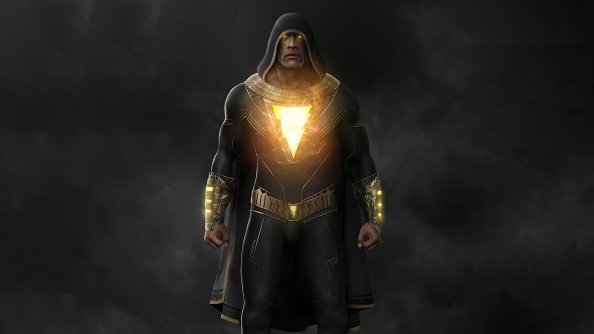Black Adam Suit Concept Art 4k