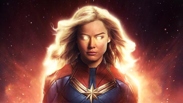 Captain Marvel Brie Larson 4k