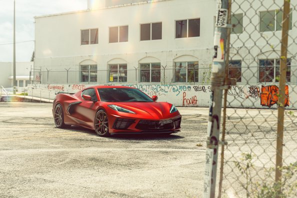 Vossen Wrapped Corvette C8 8k