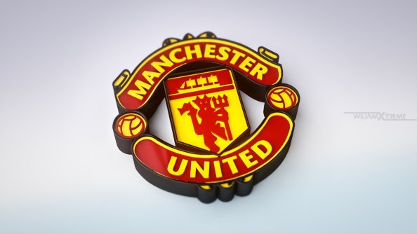 Manchester United 3D Logo